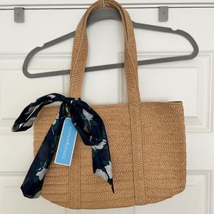 Draper James straw summer bag